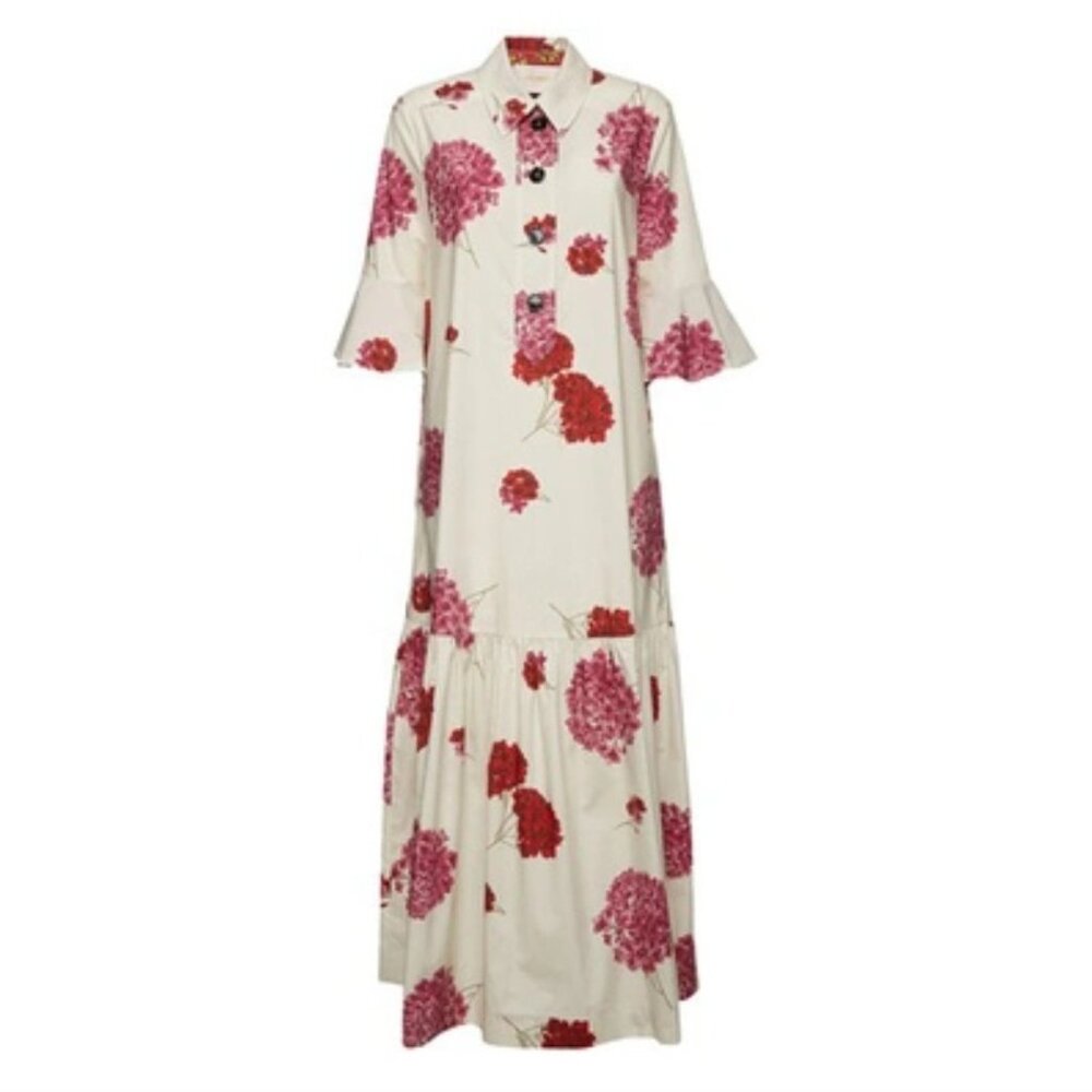 LA Doublej Artemis Dress in Ortensia, Size XL, New with Tags